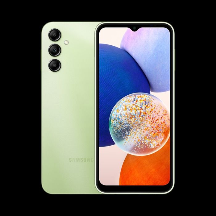 NEW SEALED SAMSUNG A14 5G 128GB ROM 6GB RAM DISPLAY 6.6 INCHES REAR CAMERA 50MP + 2MP + 2MP ANDROID 13 BATTERY CAPACITY 5000MAH