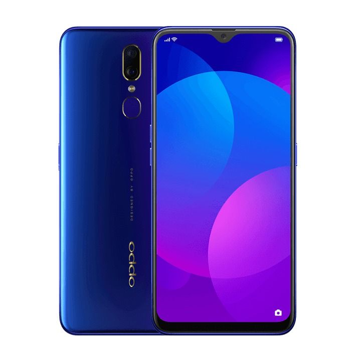 REFURBISHED OPPO F11 Smart Phone 6GB+128GB With Fingerprint Unlock 6.53inch Support 2G/3G/4G Network Dual SIM 4020mAh GREEN/PURPLE with accessories