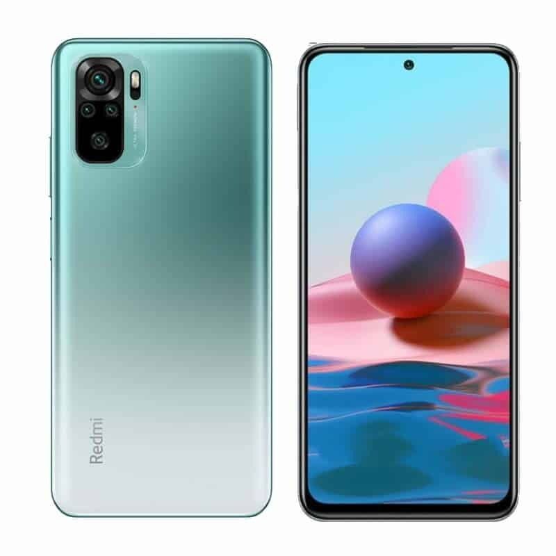 REFURBISHED XIAOMI REDMI NOTE 10 4G 128GB GREEN DISPLAY 6.4 INCHES QUAD CAMERA48 MP / 8 MP / 2 MP / 2 MP 5000 MAH WITH ACCESSORIES