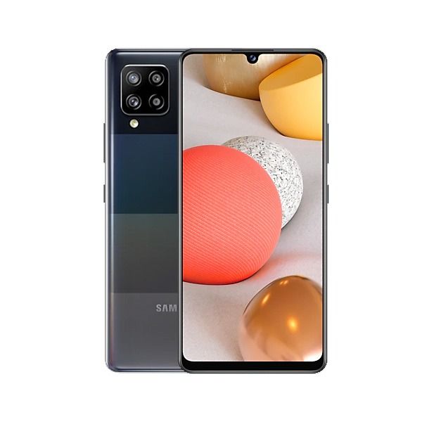 REFURBISHED SAMSUNG A42 5G 128GB ROM DUAL SIM BLACK  DISPLAY 6.6 INCHES REAR CAMERA 48MP + 8MP + 5MP + 5MP  BATTERY CAPACITY 5000Mah  ANDROID 10  WITH ACCESSORIES