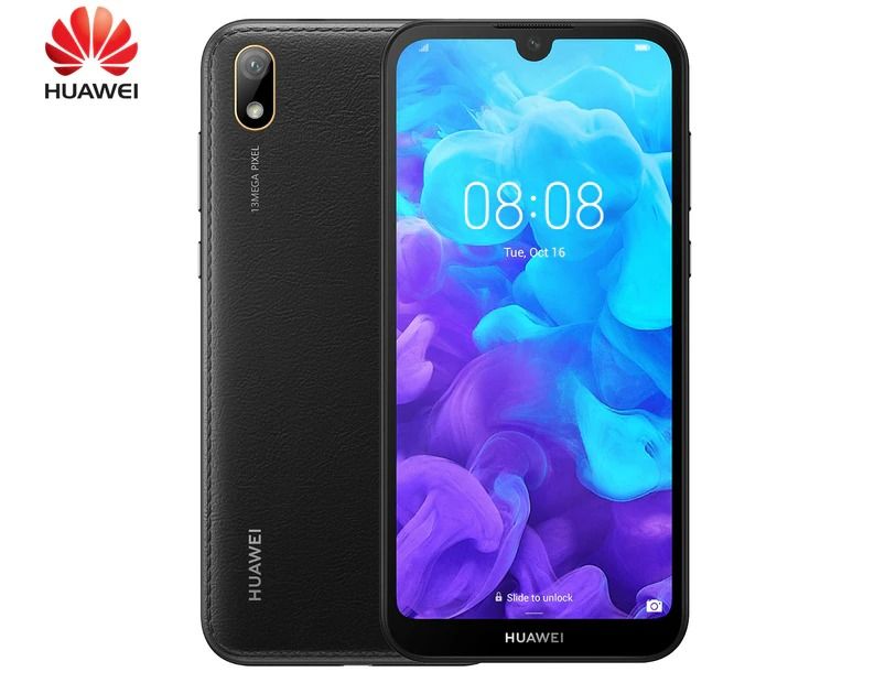 REFURBISHED HUAWEI Y5 2019 3GB RAM 32GB ROM DISPLAY 5.71-inch Rear Camera 13MP Blue and Gold with accessories