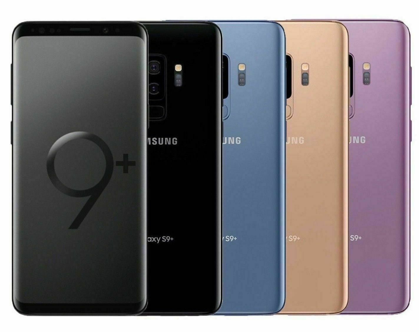 SAMSUNG GALAXY S9+ Display 6.20-inch 64GB ROM and 6GB RAM Rear Camera 12MP FRONT CAMERA 8MP Processor Samsung Exynos 9810
