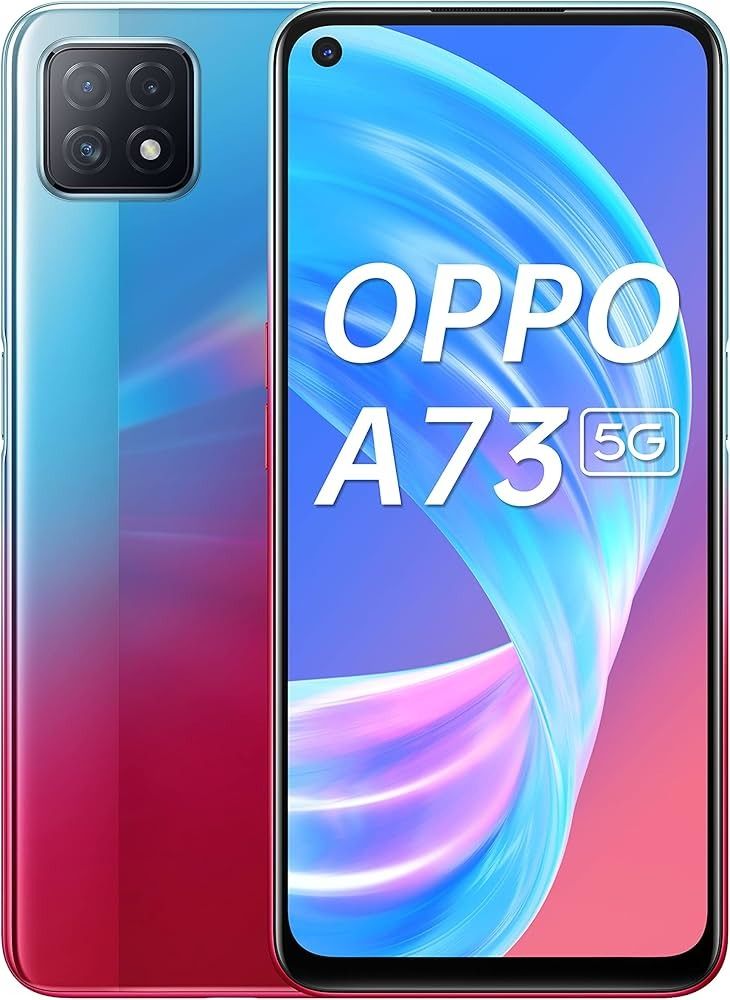 REFURBISHED OPPO A73 5G DISPLAY 6.5"INHCHES 128GB+8GB 16.0MP 4040mAh Dual SIM NFC Fingerprint with Face Unlock Type-C WITH FIVE  MONTHS WARRANTY