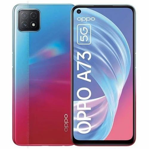 REFURBISHED OPPO A73 5G DISPLAY 6.5"INHCHES 128GB+8GB 16.0MP 4040mAh Dual SIM NFC Fingerprint with Face Unlock Type-C WITH FIVE  MONTHS WARRANTY