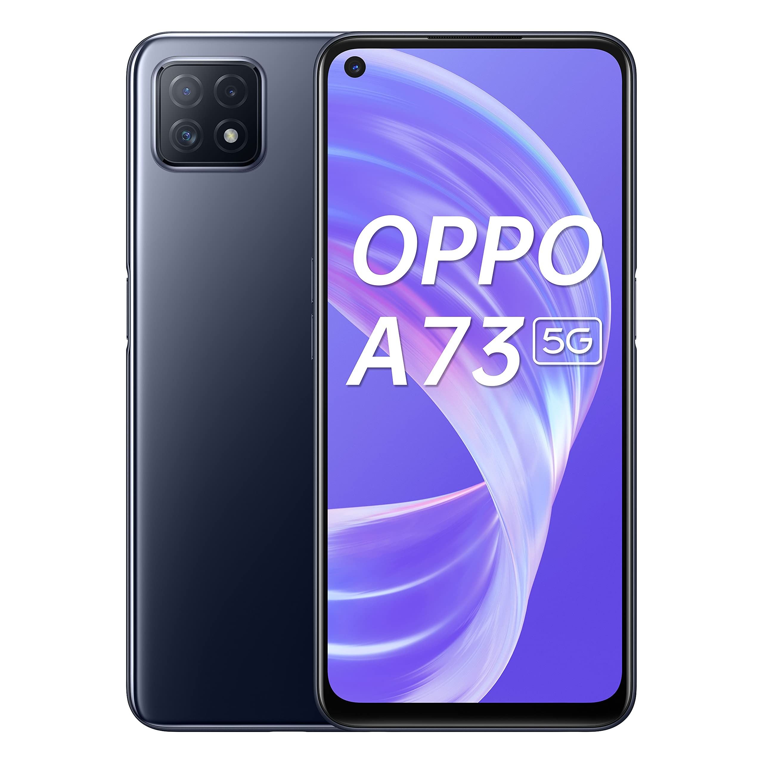 REFURBISHED OPPO A73 5G DISPLAY 6.5"INHCHES 128GB+8GB 16.0MP 4040mAh Dual SIM NFC Fingerprint with Face Unlock Type-C WITH FIVE  MONTHS WARRANTY