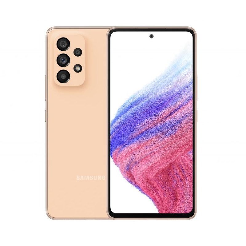 REFURBISHED SAMSUNG A33 5G 6GB RAM 128GB ROM DISPLAY 6.4 INCHES REAR CAMERA 48MP + 8MP + 5MP + 2MP BATTERY CAPACITY 5000Mah ANDROID 14