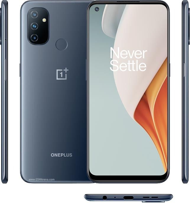 REFURBISHED ONEPLUS N100 4GB RAM 64GB ROM DISPLAY  6.52 INCHES REAR CAMERA 13MP + 2MP + 2MP FRONT CAMERA  8MP  BATTERY CAPACITY 5000Mah BLUE