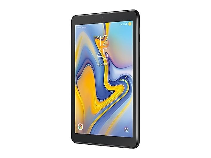 REFURBISHED SAMSUNG TAB A 8.0 2018 32GB ROM BATTERY CAPACITY 5000MAH BLACK ANDROID 8 (WIFI+ CELLULAR)