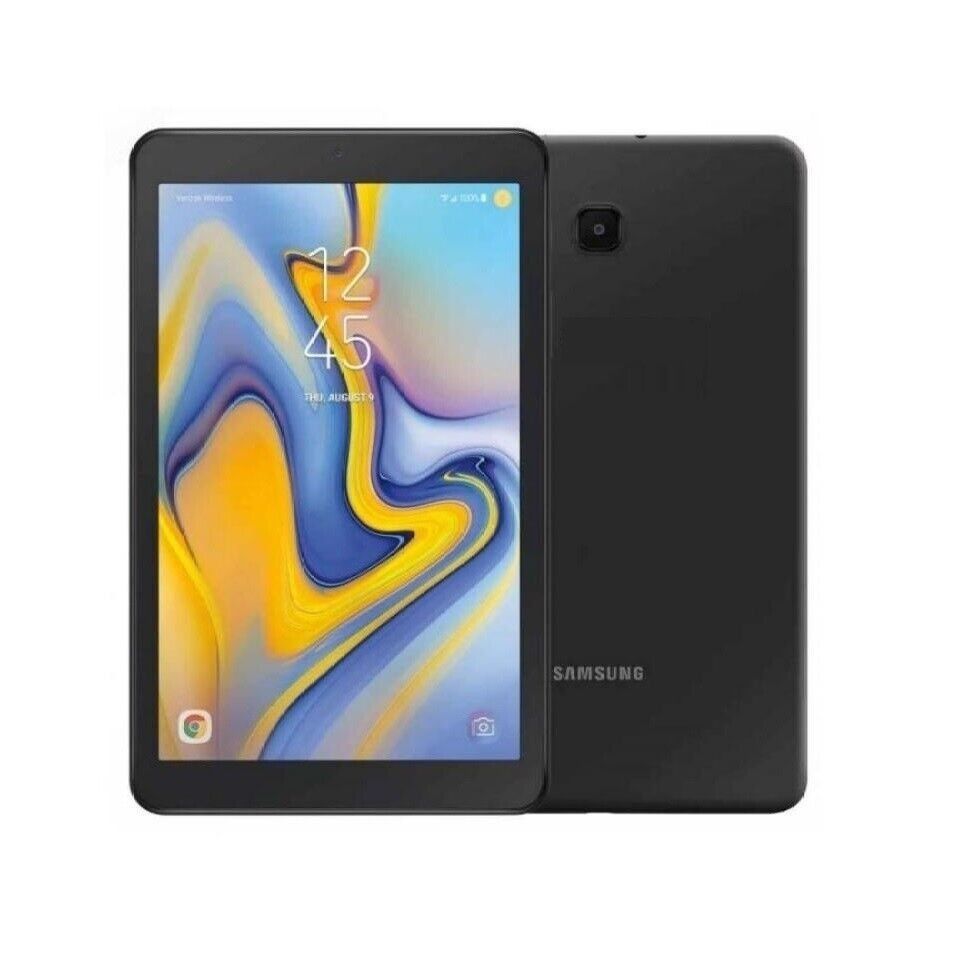 REFURBISHED SAMSUNG TAB A 8.0 2018 32GB ROM BATTERY CAPACITY 5000MAH BLACK ANDROID 8 (WIFI+ CELLULAR)
