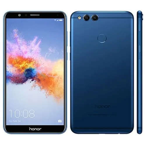 REFURBISHED HUAWEI HONOR 7X 64GB ROM 4GB RAM DISPLAY 6.0 INCHES REAR CAMERA 16MP+2MP FRONT CAMERA 8MP FINGERPRINT (rear-mounted) INBUILT BATTERY BLACK