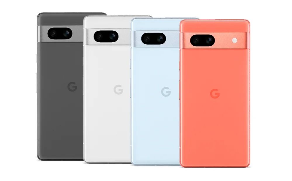 REFURBISHED  GOOGLE PIXEL 7  128GB ROM 8GB RAM DISPLAY 6.3 INCHES REAR CAMERA  50MP + 12MP FRONT CAMERA 10.8 MP BATTERY CAPACITY 4335 Mah ANDROID 15 BLACK/WHITE
