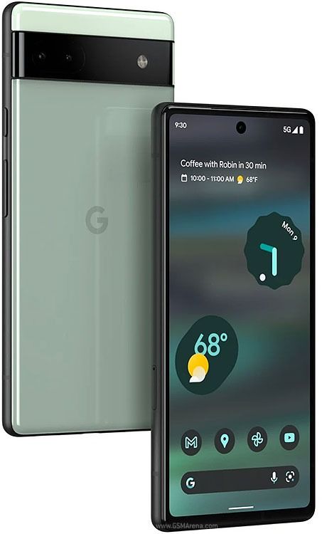 REFURBISHED GOOGLE PIXEL 6 128GB ROM 8GB RAM DISPLAY 6.4 INCHES REAR CAMERA 50MP + 12MP BATTERY CAPACITY 4614mAh ANDROID 15 GRAY
