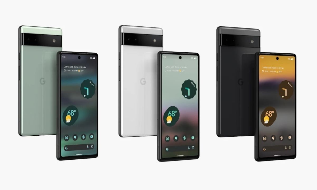 REFURBISHED GOOGLE PIXEL 6 128GB ROM 8GB RAM DISPLAY 6.4 INCHES REAR CAMERA 50MP + 12MP BATTERY CAPACITY 4614mAh ANDROID 15 GRAY