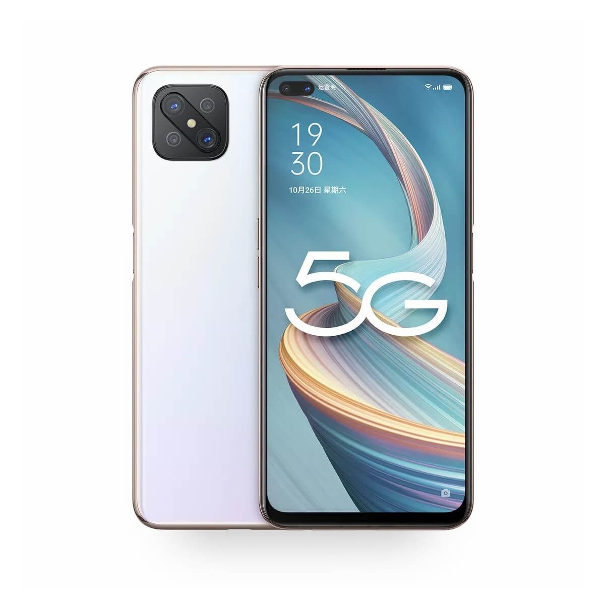 REFURBISHED OPPO RENO 4 Z 128GB ROM 8GB RAM 6.43 INCHES REAR CAMERA 48MP + 8MP + 2MP+2MP FRONT CAMERA 16MP+2MP  BATTERY CAPACITY  4000mAH ANDROID 10 BLUE