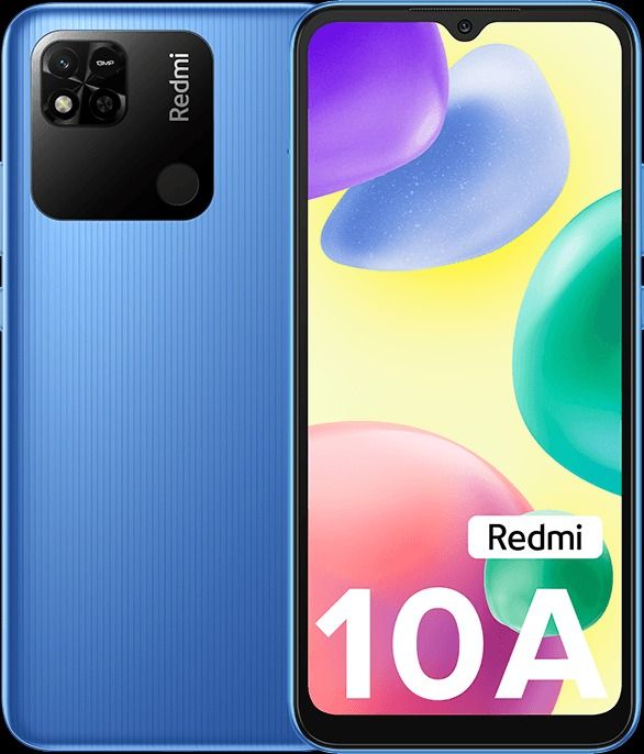 REFURBISHED XIAOMI REDMI 10A 64GB ROM 4GB ROM DISPLAY 6.53 INCHES REAR CAMERA 13MP FRONT CAMERA 5MP BATTERY CAPACITY 5000Mah ANDROID 11 BLACK