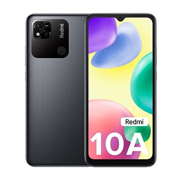 REFURBISHED XIAOMI REDMI 10A 64GB ROM 4GB ROM DISPLAY 6.53 INCHES REAR CAMERA 13MP FRONT CAMERA 5MP BATTERY CAPACITY 5000Mah ANDROID 11 BLACK