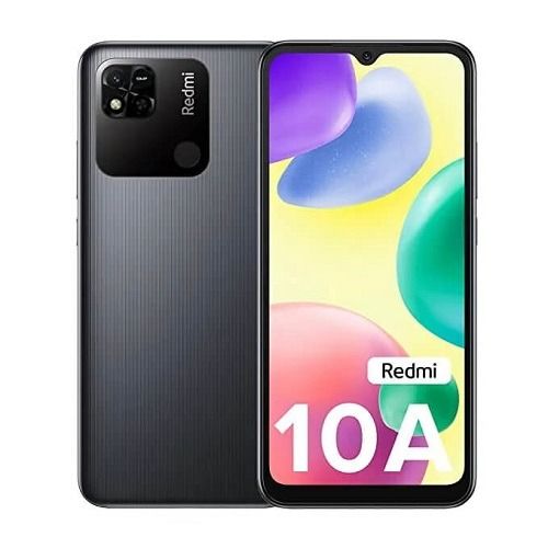 REFURBISHED XIAOMI REDMI 10A 64GB ROM 4GB ROM DISPLAY 6.53 INCHES REAR CAMERA 13MP FRONT CAMERA 5MP BATTERY CAPACITY 5000Mah ANDROID 11 BLACK