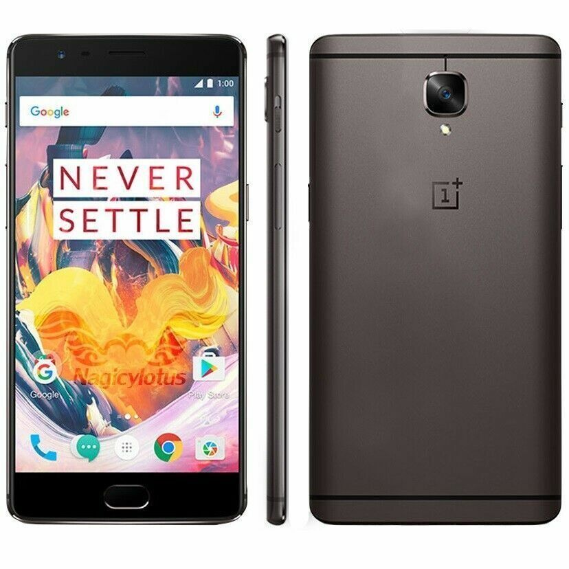 REFURBISHED ONEPLUS 3T 128GB ROM 6GB RAM DISPLAY 5.5 INCHES REAR CAMERA 16MP FRONT CAMERA 16MP ANDROID 9 SILVER