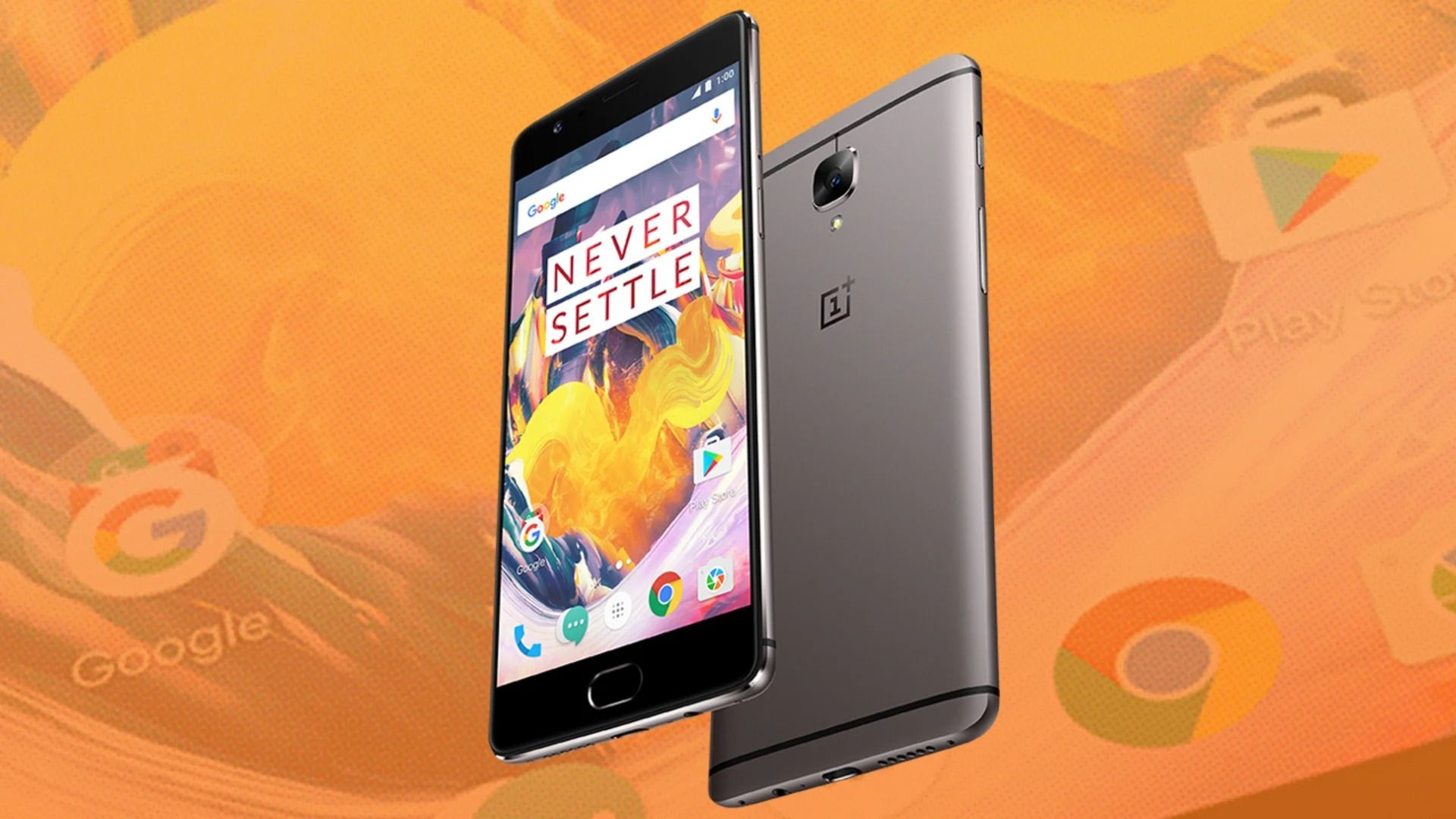 REFURBISHED ONEPLUS 3T 128GB ROM 6GB RAM DISPLAY 5.5 INCHES REAR CAMERA 16MP FRONT CAMERA 16MP ANDROID 9 SILVER