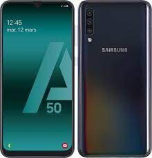 SAMSUNG A50 128GB ROM 6GB RAM DISPLAY 6.4 INCHES REAR CAMERA 25MP + 5MP + 8MP FRONT CAMERA 25MP ANDROID PIE BATTERY CAPACITY 4000Mah