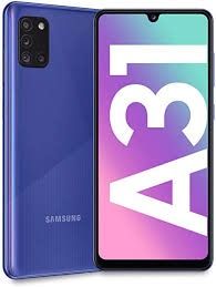 SAMSUNG GALAXY A31 128GB ROM 4GB RAM DISPLAY 6.40 INCHES REAR CAMERA 48MP + 8MP + 5MP + 5MP FRONT CAMERA 20MP ANDROID 12 BATTERY CAPACITY 5000Mah WHITE