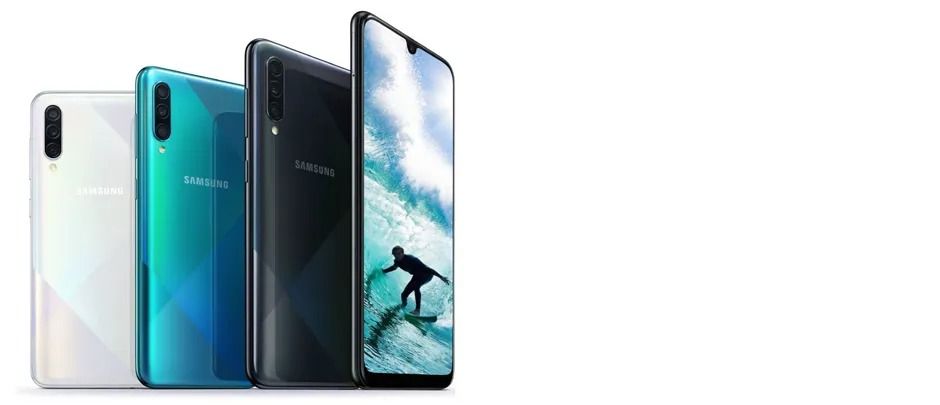 SAMSUNG GALAXY A30S 128GB ROM 4GB RAM DISPLAY 6.40 INCHES REAR CAMERA 25MP + 5MP + 8MP FRONT CAMERA 16MP  ANDROID 10 BATTERY CAPACITY 4000Mah BLUE