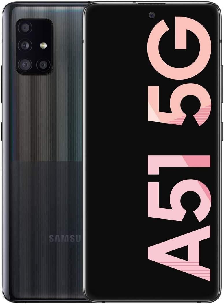 SAMSUNG GALAXY A51 128GB ROM 6GB RAM DISPLAY 6.5 INCHES REAR CAMERA 48MP + 12MP + 5MP + 5MP FRONT CAMERA  32MP BATTERY CAPACITY 4000Mah BLACK
