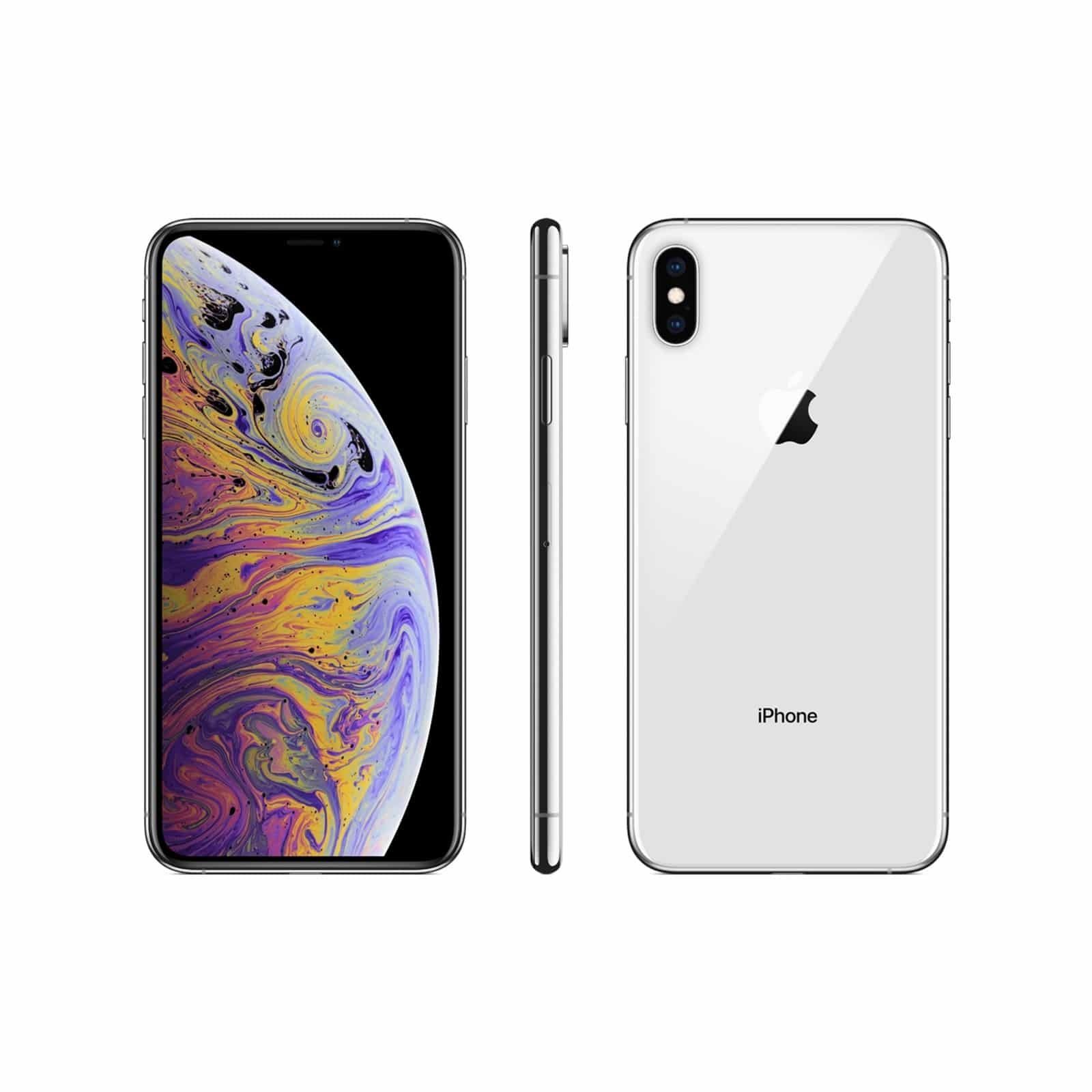 REFURBISHED IPHONE XS MAX 256GB WHITE DISPLAY SIZE 6.5 INCH DUAL REAR CAMERA 12MP + 12MP FRONT CAMERA 8 MP IOS 17 NO FACE ID WHITE