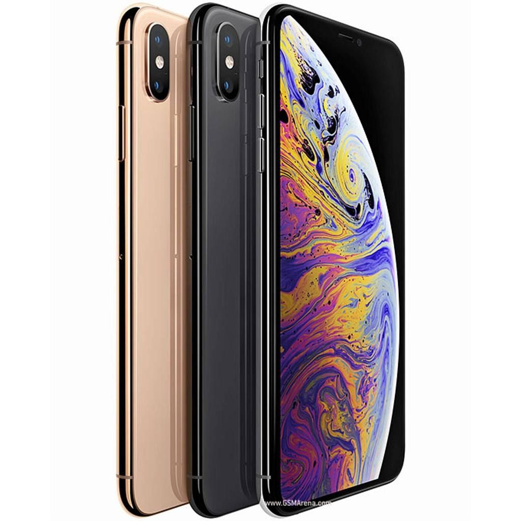 REFURBISHED IPHONE XS MAX 256GB WHITE DISPLAY SIZE 6.5 INCH DUAL REAR CAMERA 12MP + 12MP FRONT CAMERA 8 MP IOS 17 NO FACE ID WHITE