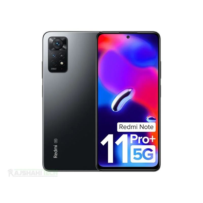 REFURBISHED XIAOMI REDMI NOTE 11 PRO + 5G 256GB ROM 8GB RAM DISPLAY 6.67 INCHES REAR CAMERA 108MP + 8MP + 2MP FRONT CAMERA 16MP BATTERY CAPACITY 5000Mah ANDROID 11