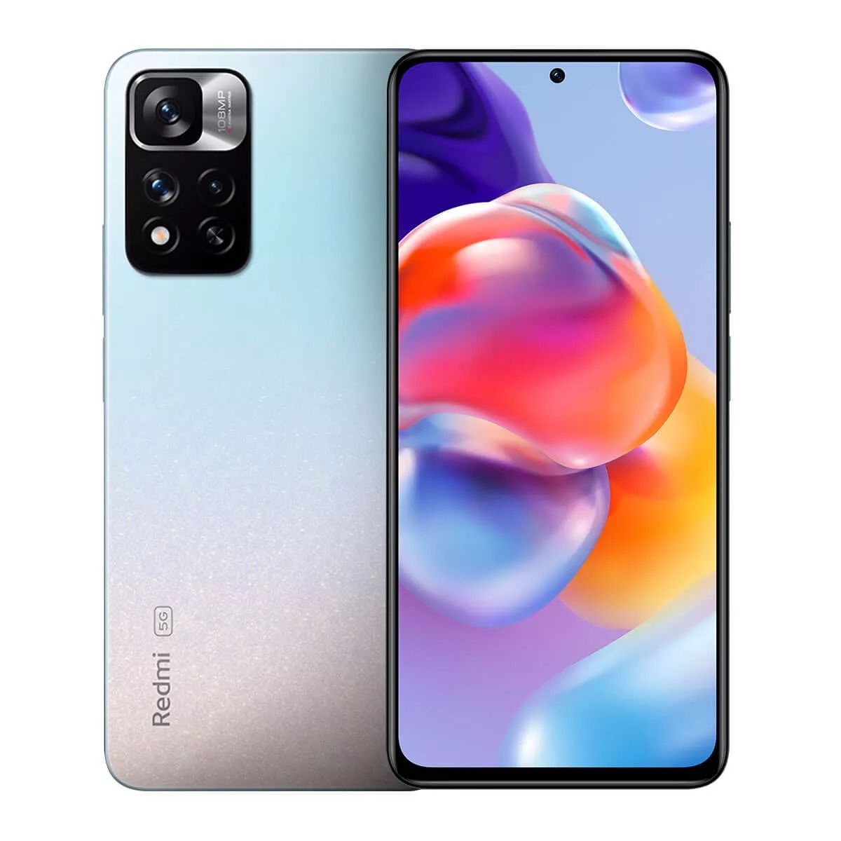 REFURBISHED XIAOMI REDMI NOTE 11 PRO + 5G 256GB ROM 8GB RAM DISPLAY 6.67 INCHES REAR CAMERA 108MP + 8MP + 2MP FRONT CAMERA 16MP BATTERY CAPACITY 5000Mah ANDROID 11