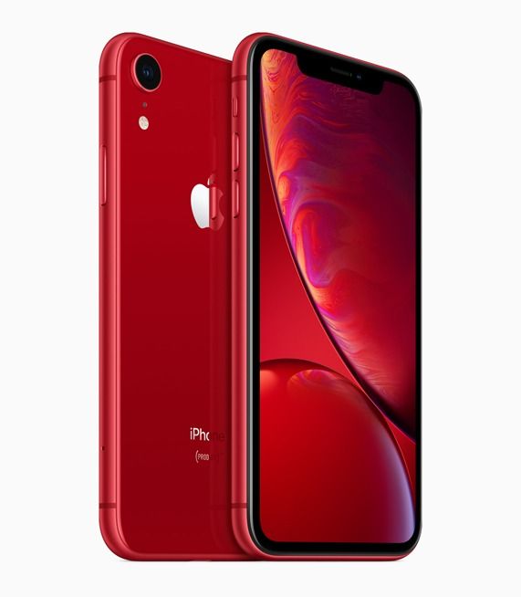 REFURBISHED IPHONE XR 128B ROM DISPLAY 6.1 INCHES REAR CAMERA 12MP FRONT CAMERA 7MP BATTERY CAPACITY 100% IOS 26.3 RED