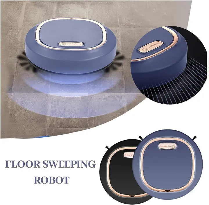 3 IN 1 Smart Robot Vacuum Cleaner Auto Cleaning Mopping Carpet Floor Sweeper