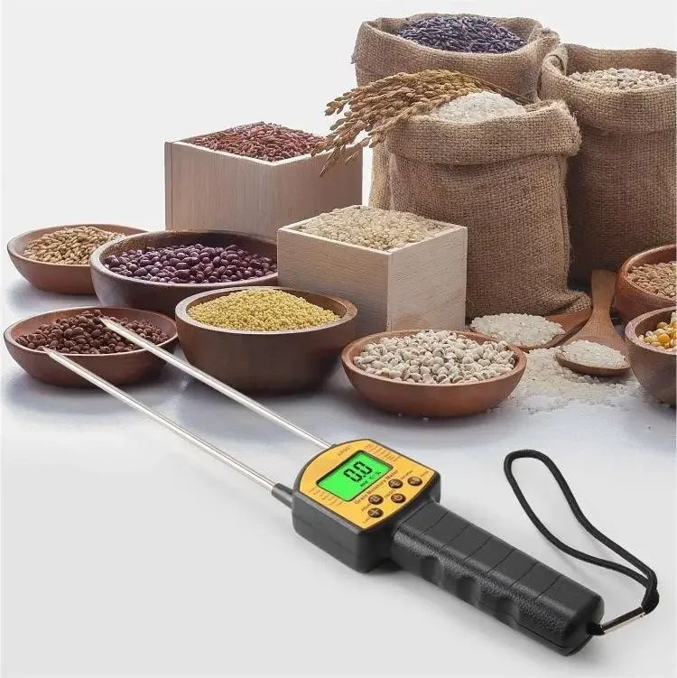AR991 Grain Moisture Meter Smart Sensor Use for Corn Wheat Rice Bean Peanut Moisture Hygrometer Tester