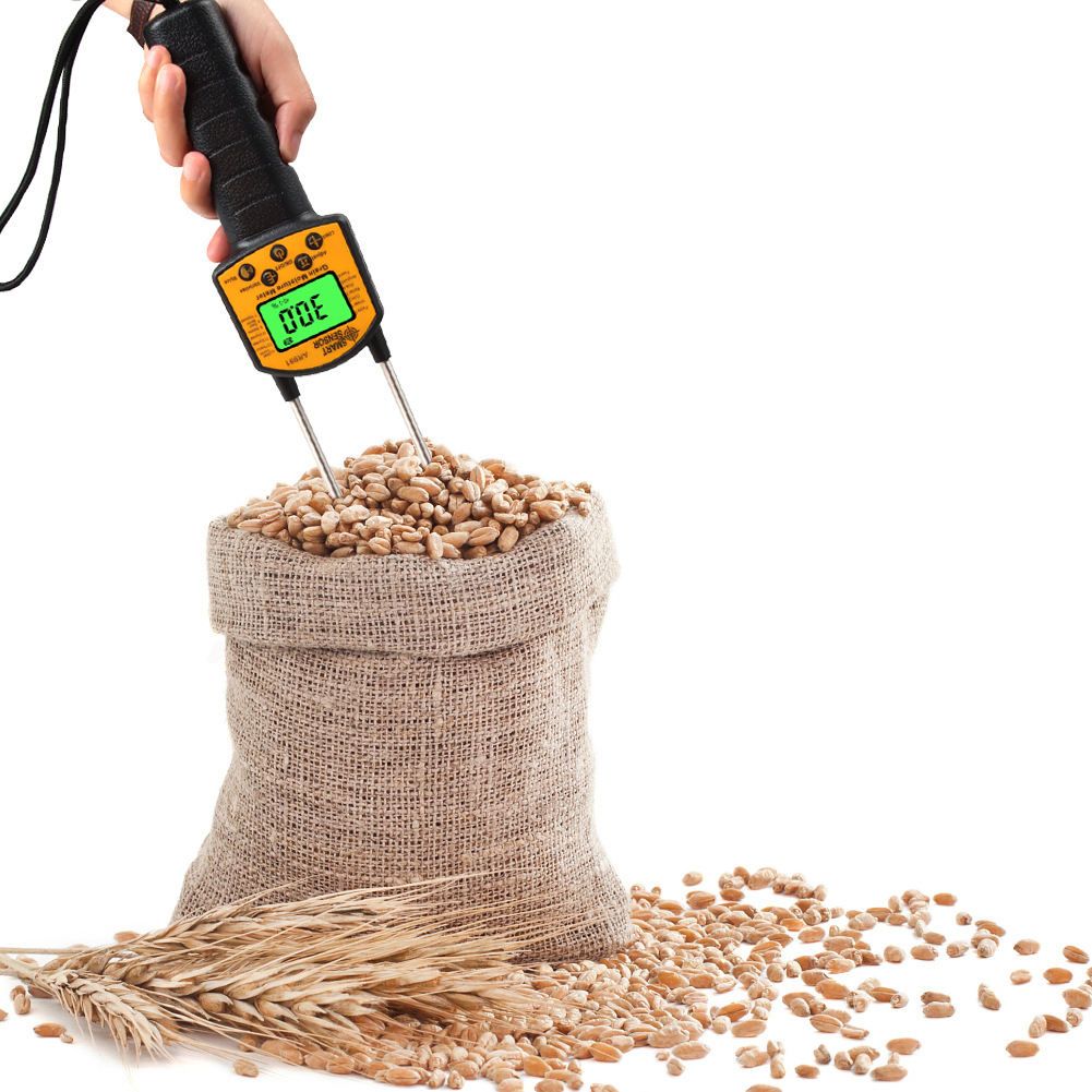 Smart Sensor AR991 Grain Moisture Meter Digital Moisture Meter Use For Corn,Wheat,Rice,Bean,Wheat Flour Fodder Rapeseed Seed