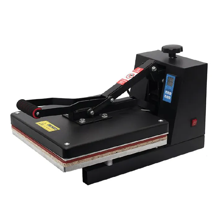 A3 Size 38*38 Flatbed Manual T Shirt Printing Clamshell Heat Press Transfer Sublimation Machine
