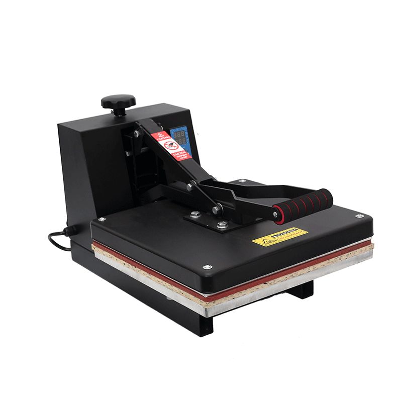 A3 Size 38*38 Flatbed Manual T Shirt Printing Clamshell Heat Press Transfer Sublimation Machine