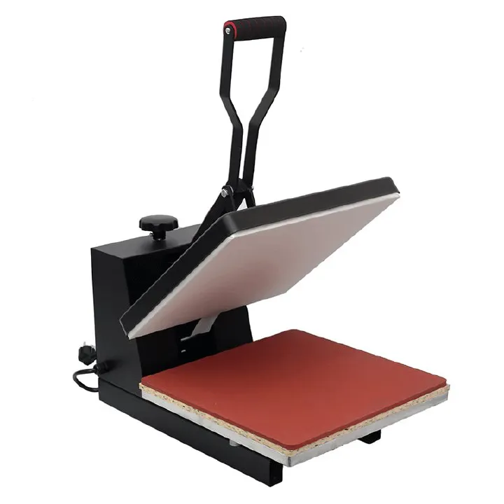 A3 Size 38*38 Flatbed Manual T Shirt Printing Clamshell Heat Press Transfer Sublimation Machine