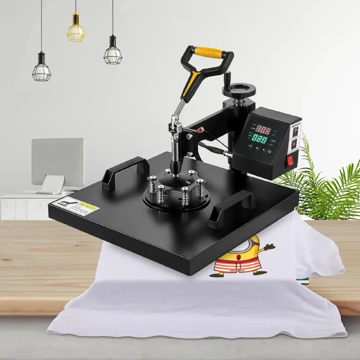 8 in 1 Combo Heat Sublimation Transfer Machine 29*38CM for t Shirt Mug Hat Disc Heat Press Machine