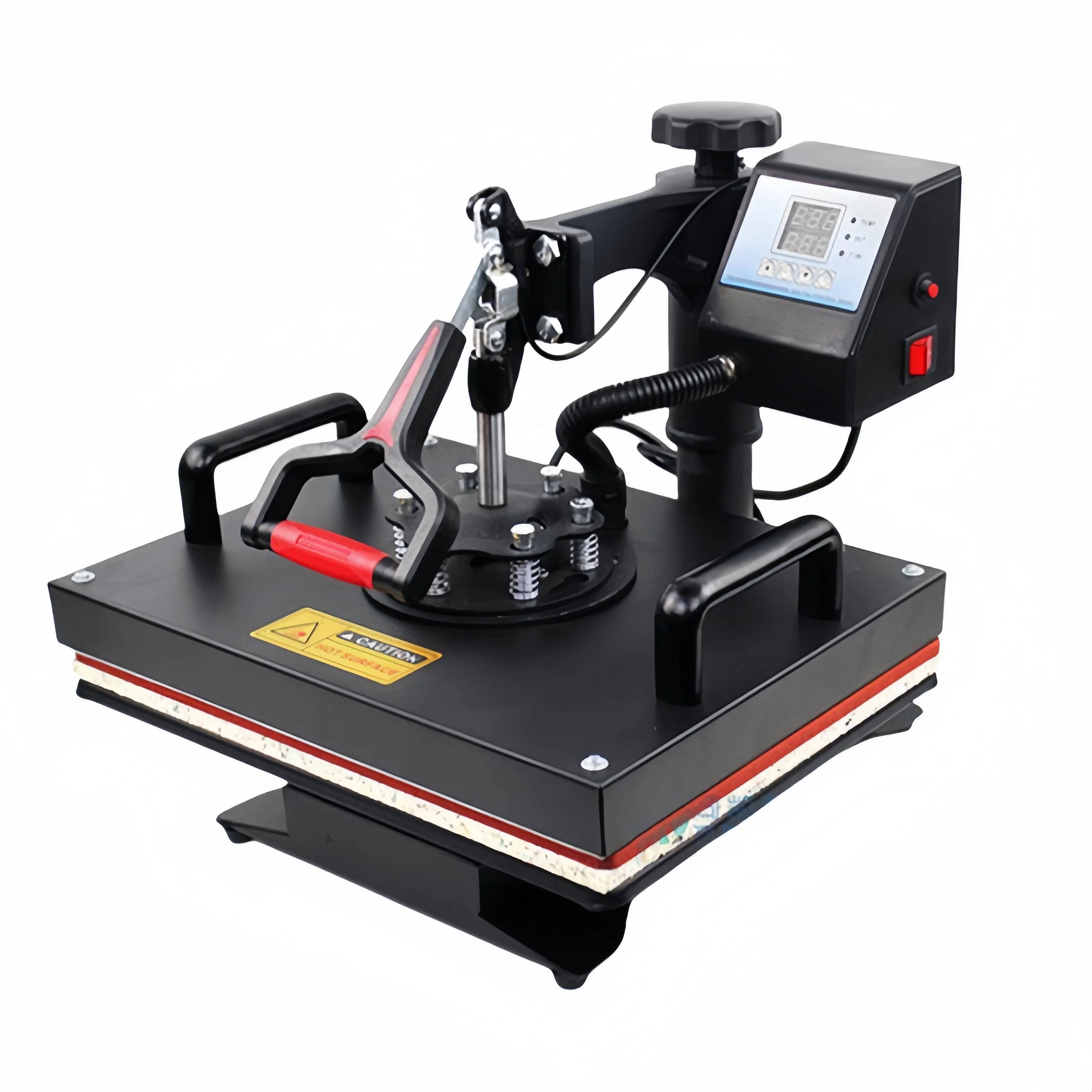 8 in 1 Manual Grade Electric Sublimation Digital Media Heat Press Machine for Printing on Clothes Paper Labels More