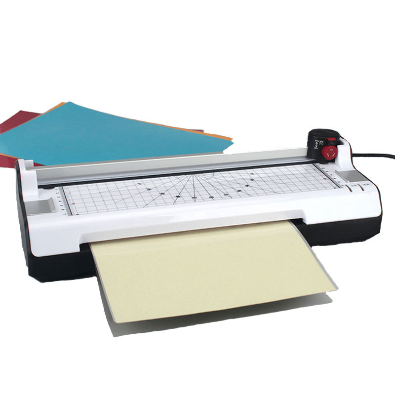 A4 Photo Laminator Machine Hot Cold Small Desktop Design for Home Office & School Use Compatible A5 A6 Paper Sizes