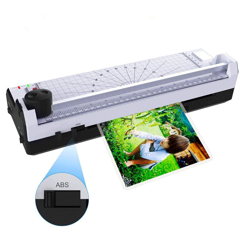Office Using Automatic Thermal A3 Pouch Laminator with Paper Trimmer with Corner Round Cutter