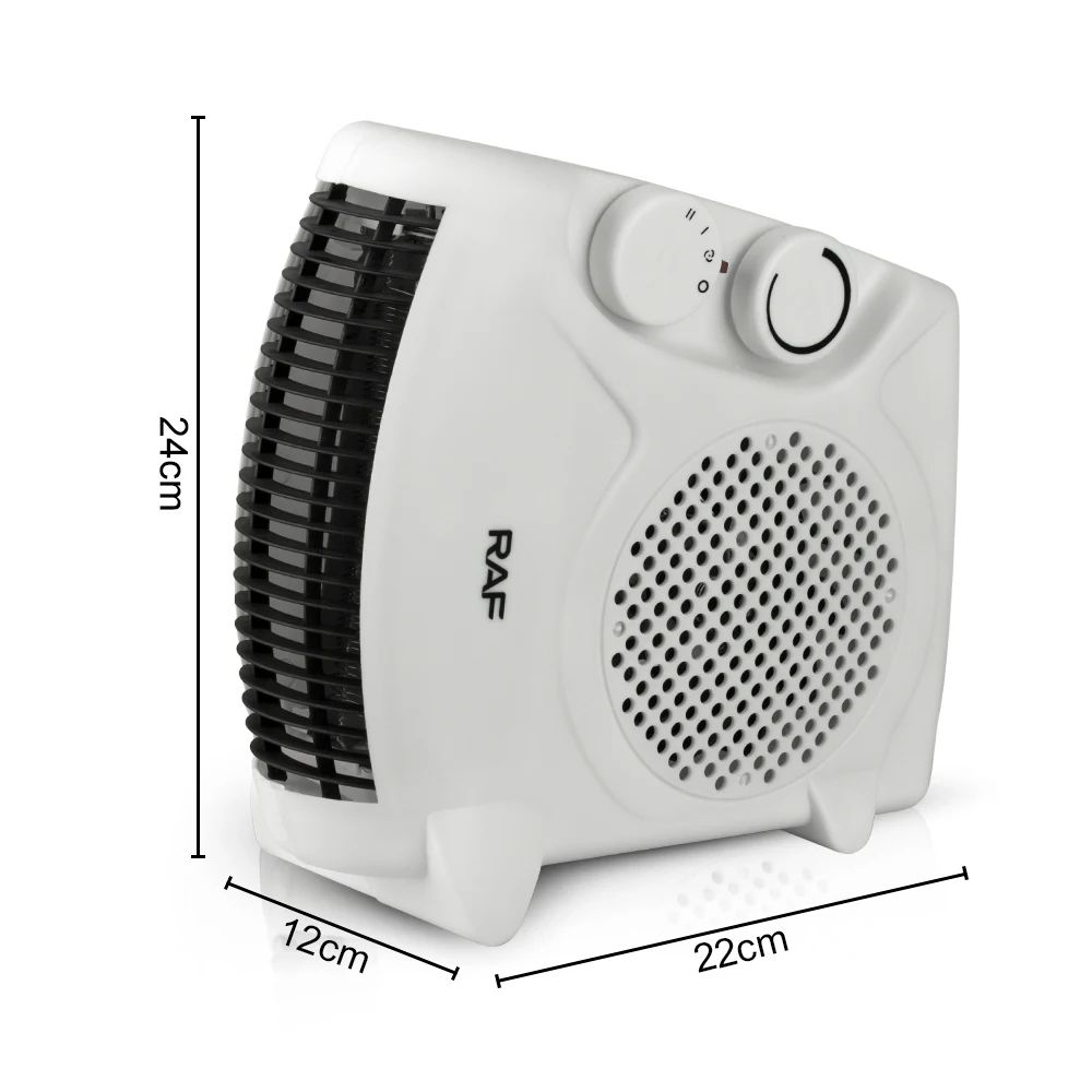 Fan Heater 2000W Fast Heating Large Vents Portable Compact Size Overheating protection Safe Home Appliance