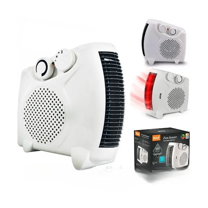 Fan Heater 2000W Fast Heating Large Vents Portable Compact Size Overheating protection Safe Home Appliance