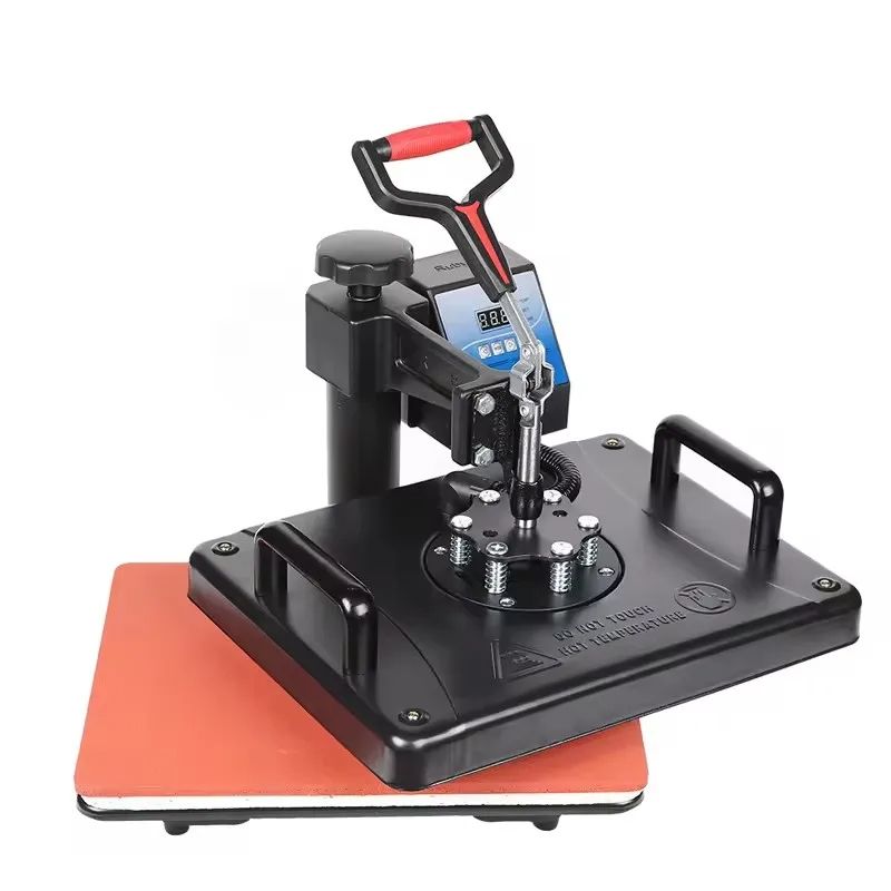 8 in 1 Flat Combo Heat Press Machine Top Ranking Semi-Automatic T Shirt/Mug/Sublimation Press Plate
