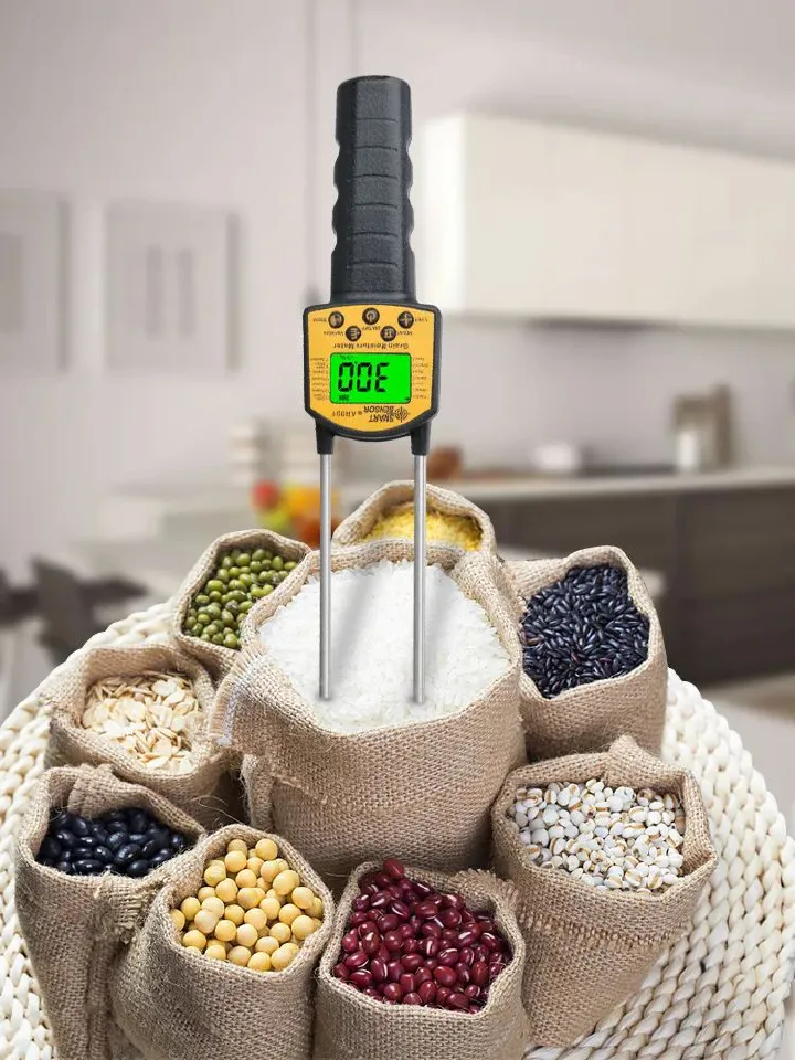 AR991 Grain Moisture Meter Smart Sensor Use for Corn Wheat Rice Bean Peanut Moisture Hygrometer Tester