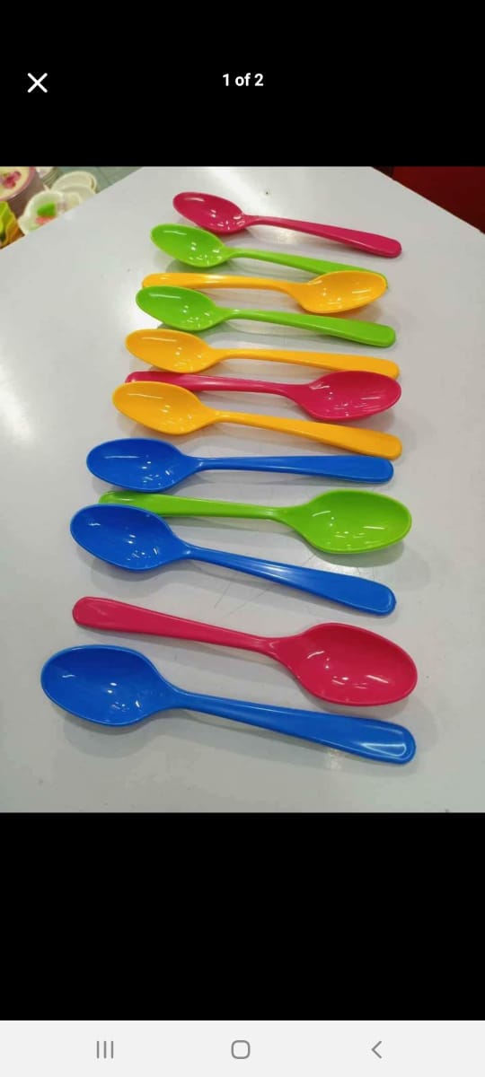 KIDS SPOON. Kids spoons 12pcs,Bright, colorful designs. Small, child-friendly size. Durable, plastic safe material. Easy-grip handles.