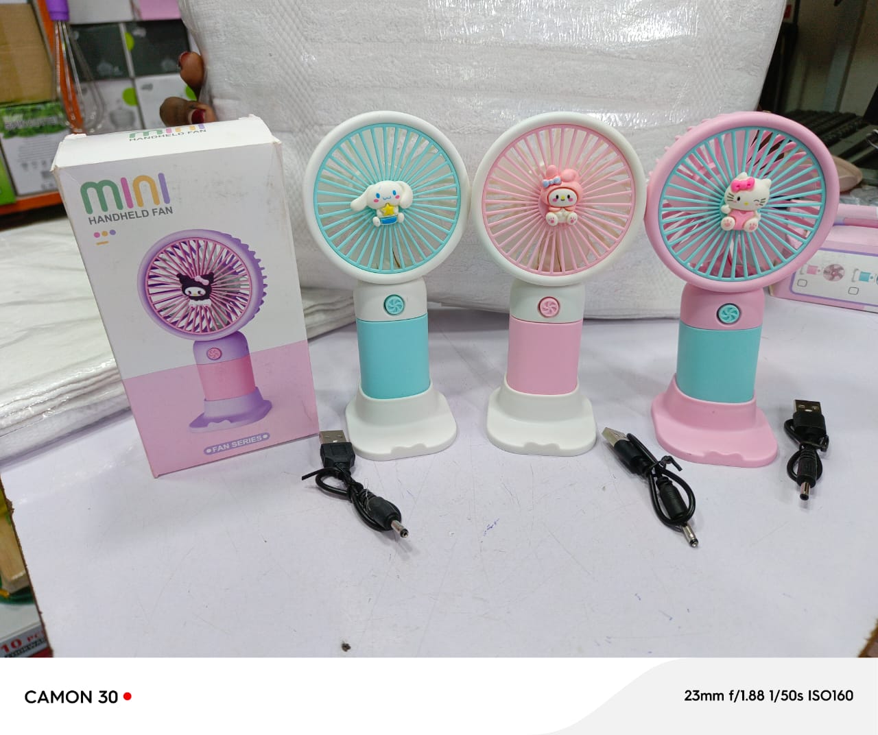PORTABLE FAN. Handheld Rechargeable Mini Fan, Rechargeable Battery & Energy Source, Convenient design of portable fan, 3 Adjustable Speed & Enjoy Cool Summer