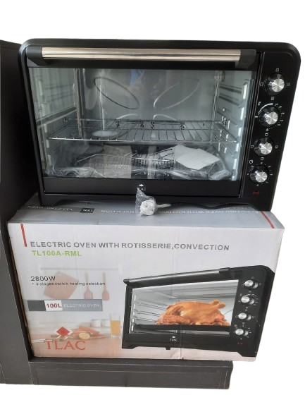 TLAC 100 Litres Electric Oven with Rotisserie – Extra Large Capacity Commercial & Home Baking Oven,Order today and enjoy powerful, high-capacity, professional cooking at your convenience!