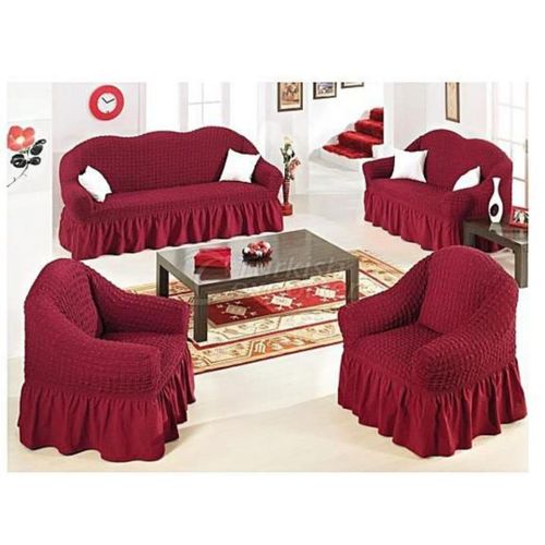 BUBBLE SOFA COVERS| Imported Bubble Tacky Sofa Covers 7 Seater Set (3:2:1:1) – Premium Stretch Slipcovers, Give your sofas a brand-new look today, order now and transform your living space instantly!
